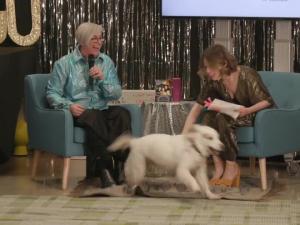 Ms. Olken and Ms. Lockhart host telethon