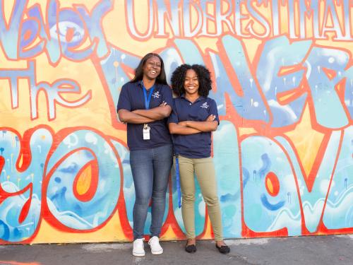 Two BGCSF Staff