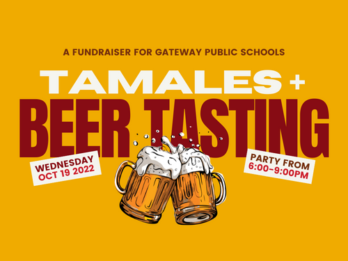 Tamales and Beer Tasting Oct. 19