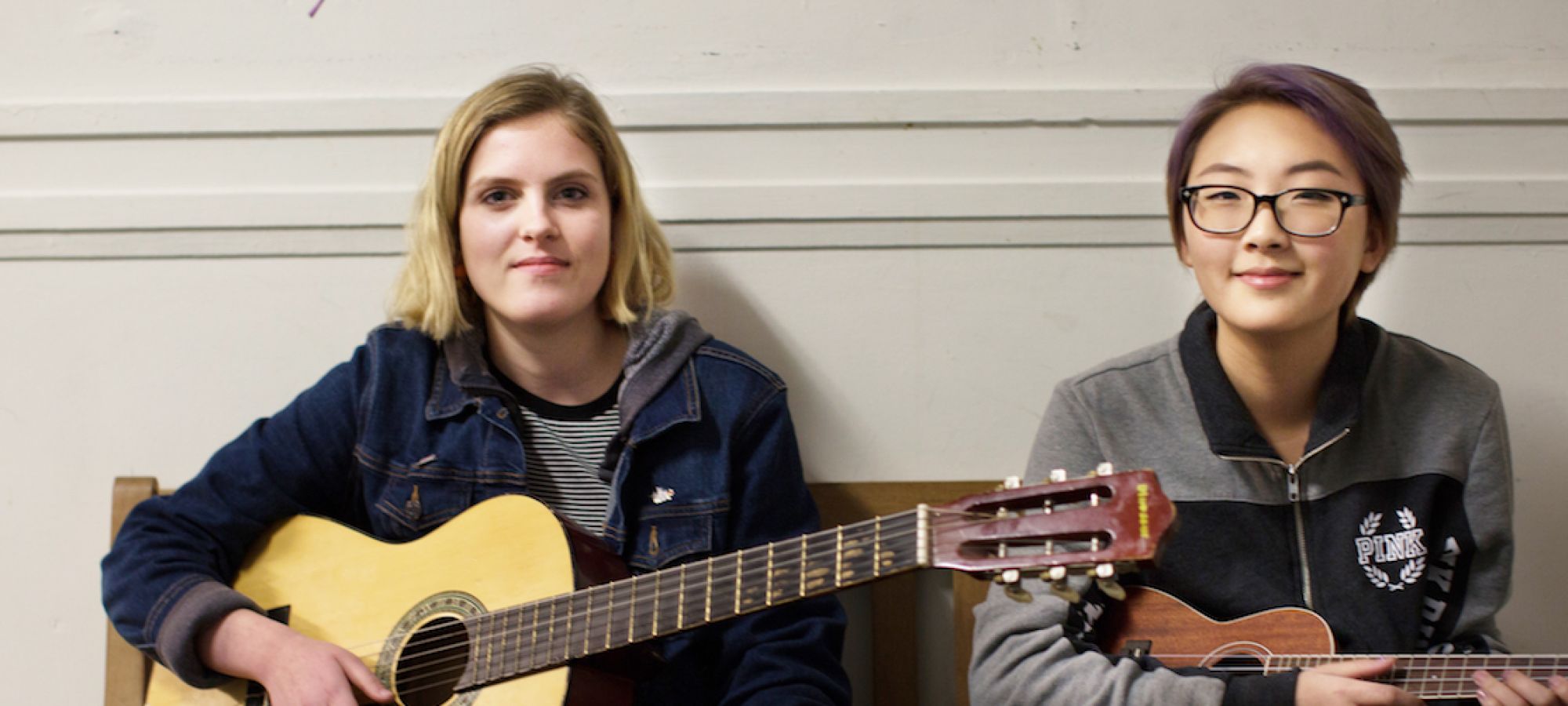 students with guitars