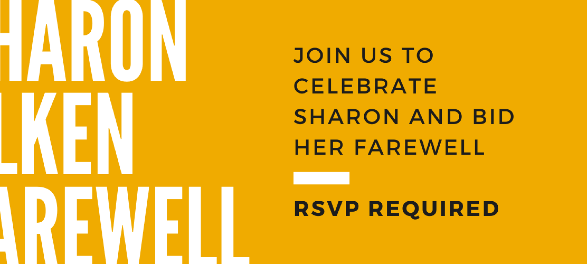 Sharon Olken Farewell