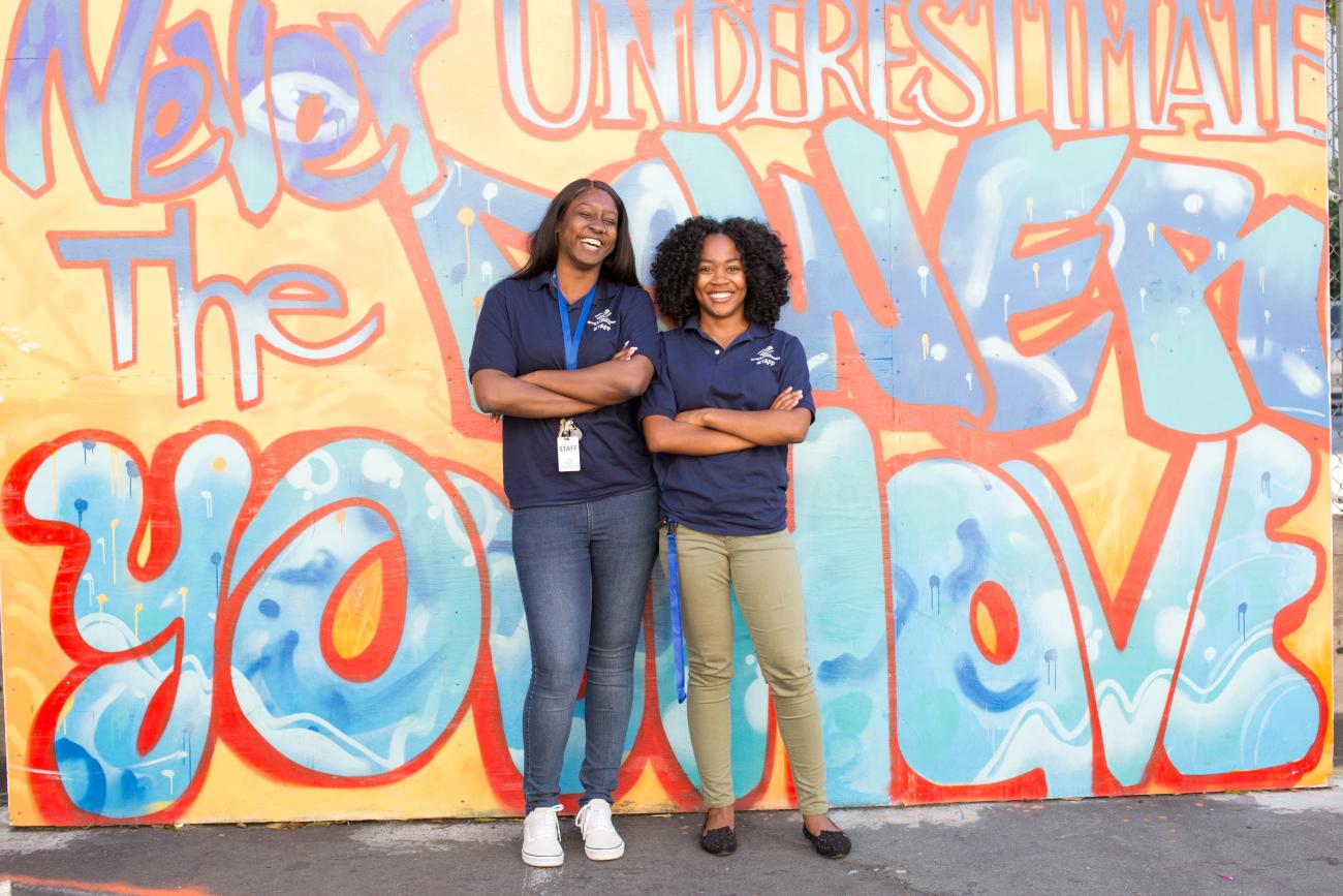 Two BGCSF Staff