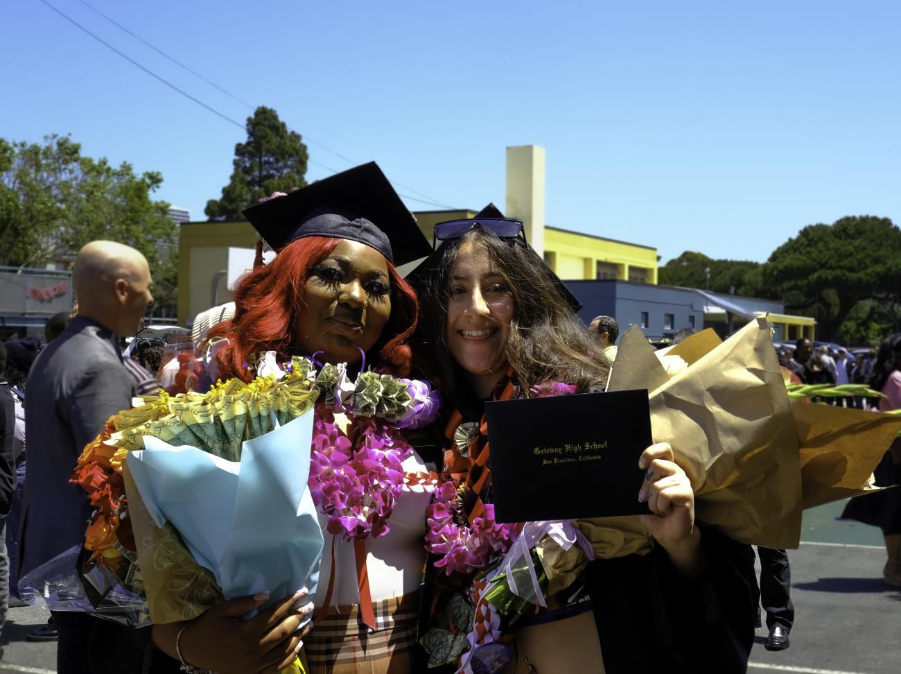 two graduates