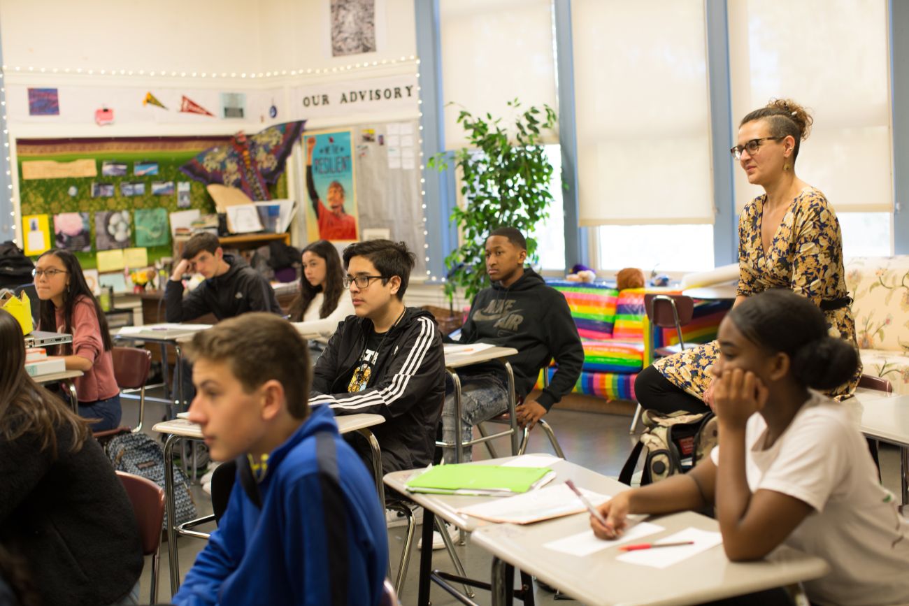 Students in the classroom